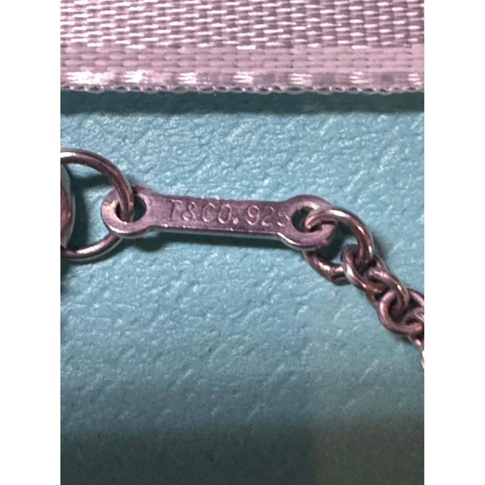 Vintage Tiffany & Co Elsa Peretti Teardrop 5 Charm Bracelet 7in - Picture 4 of 10